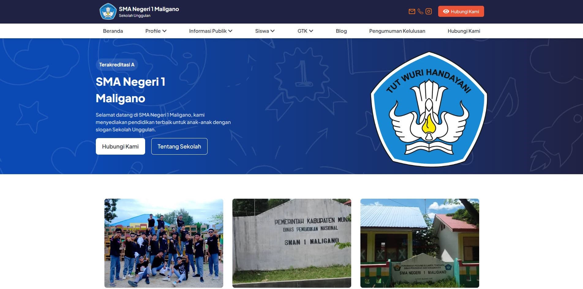 Sistem Informasi Sekolah SMA N 1 Maligano